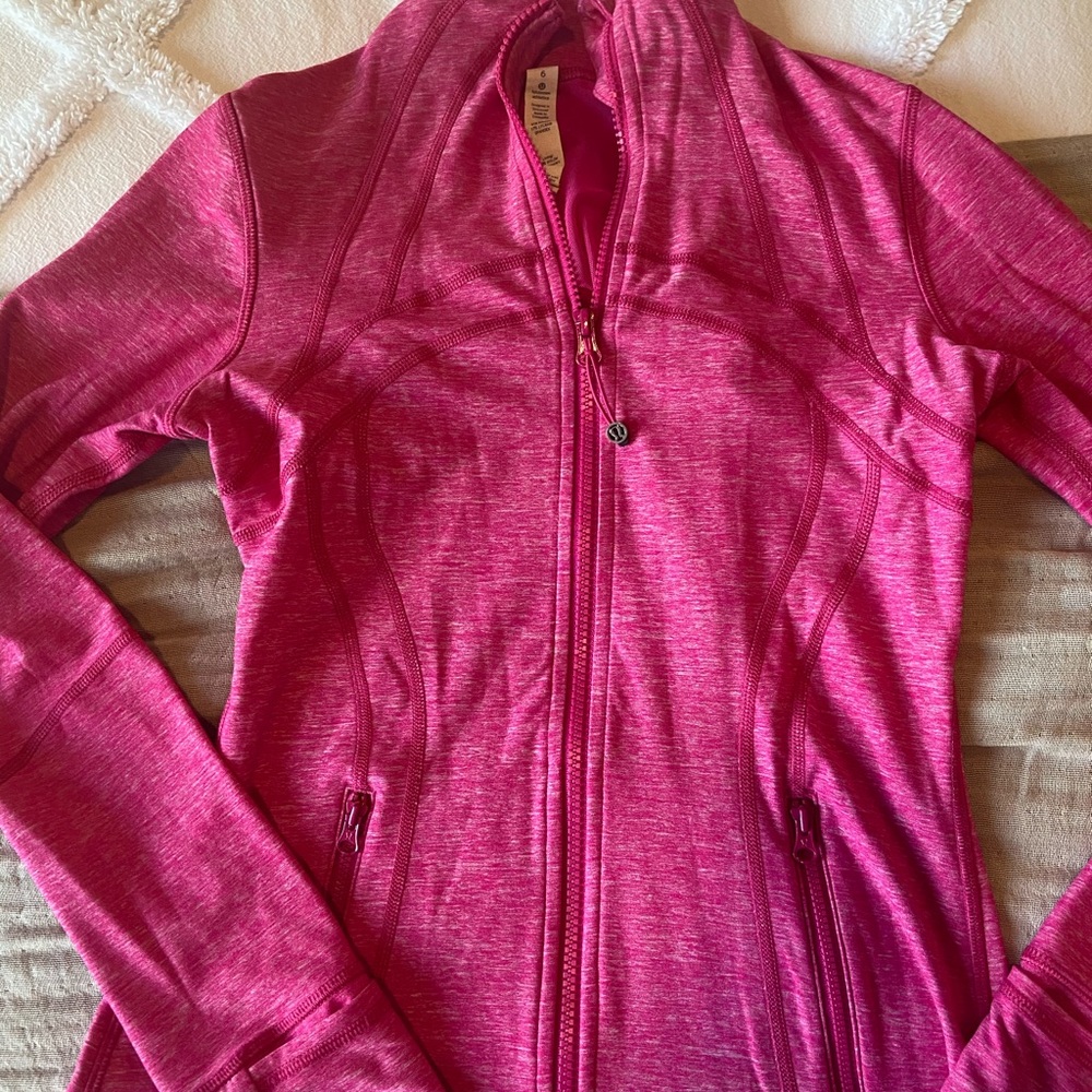 lululemon athletica Pink Full-Zip Jacket